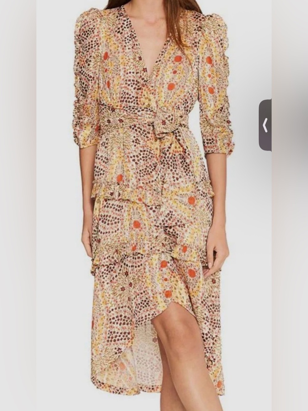 ba&sh Happy Dress in Multi Floral Print